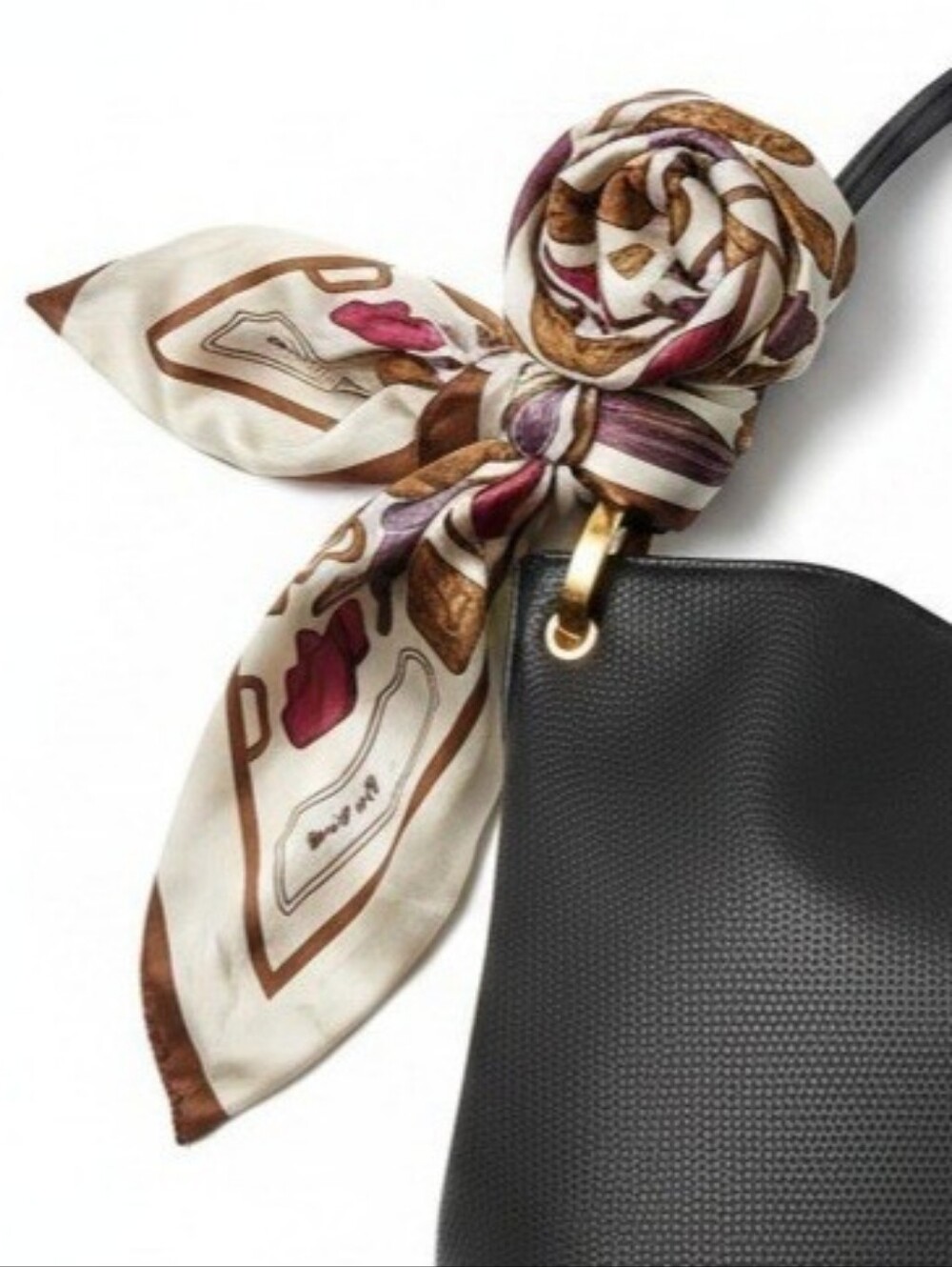 NEW Coach Trompe L'Oeil Bag Print Silk Square Scarf